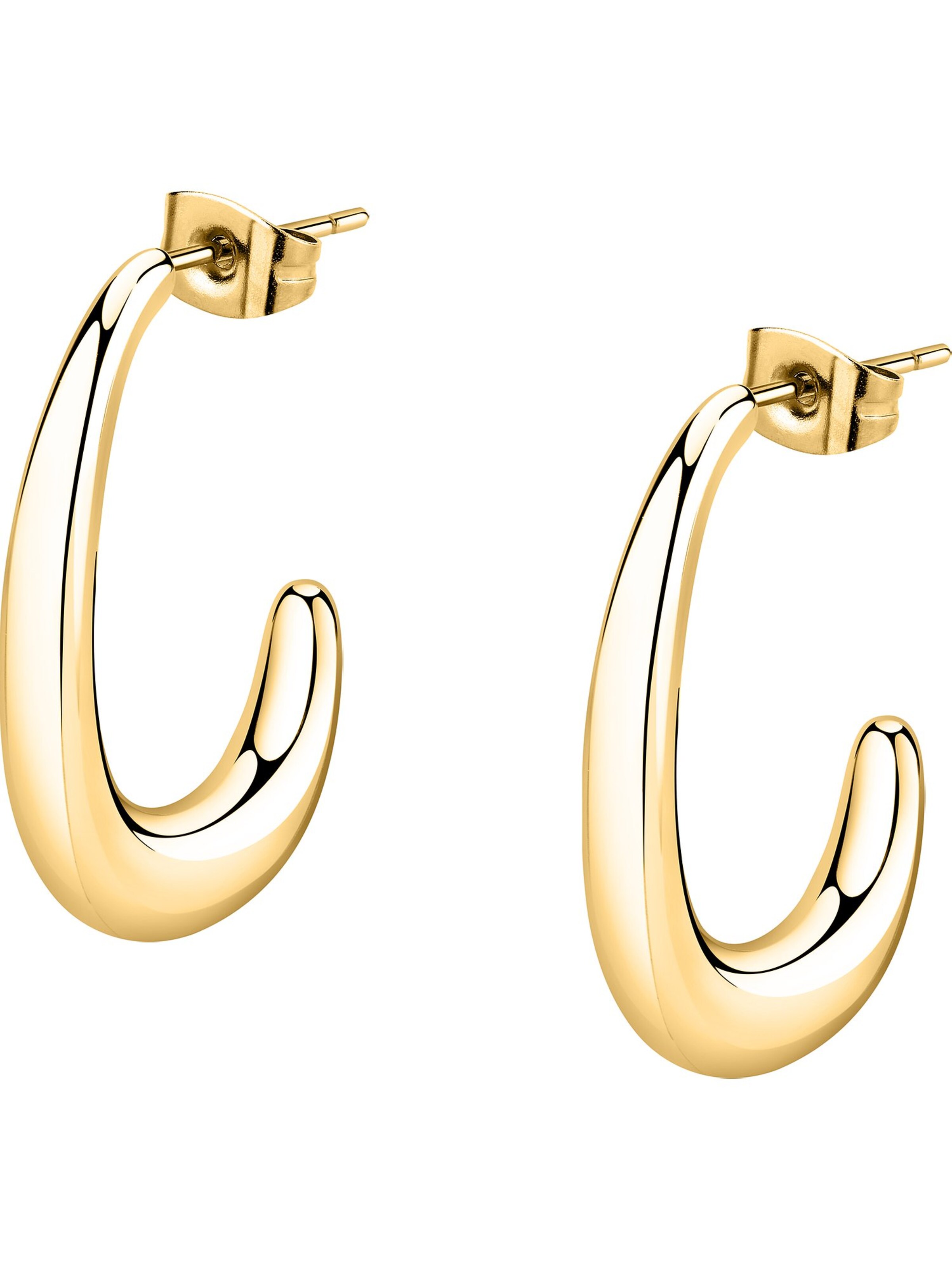 FAVS Earrings in Gold: front