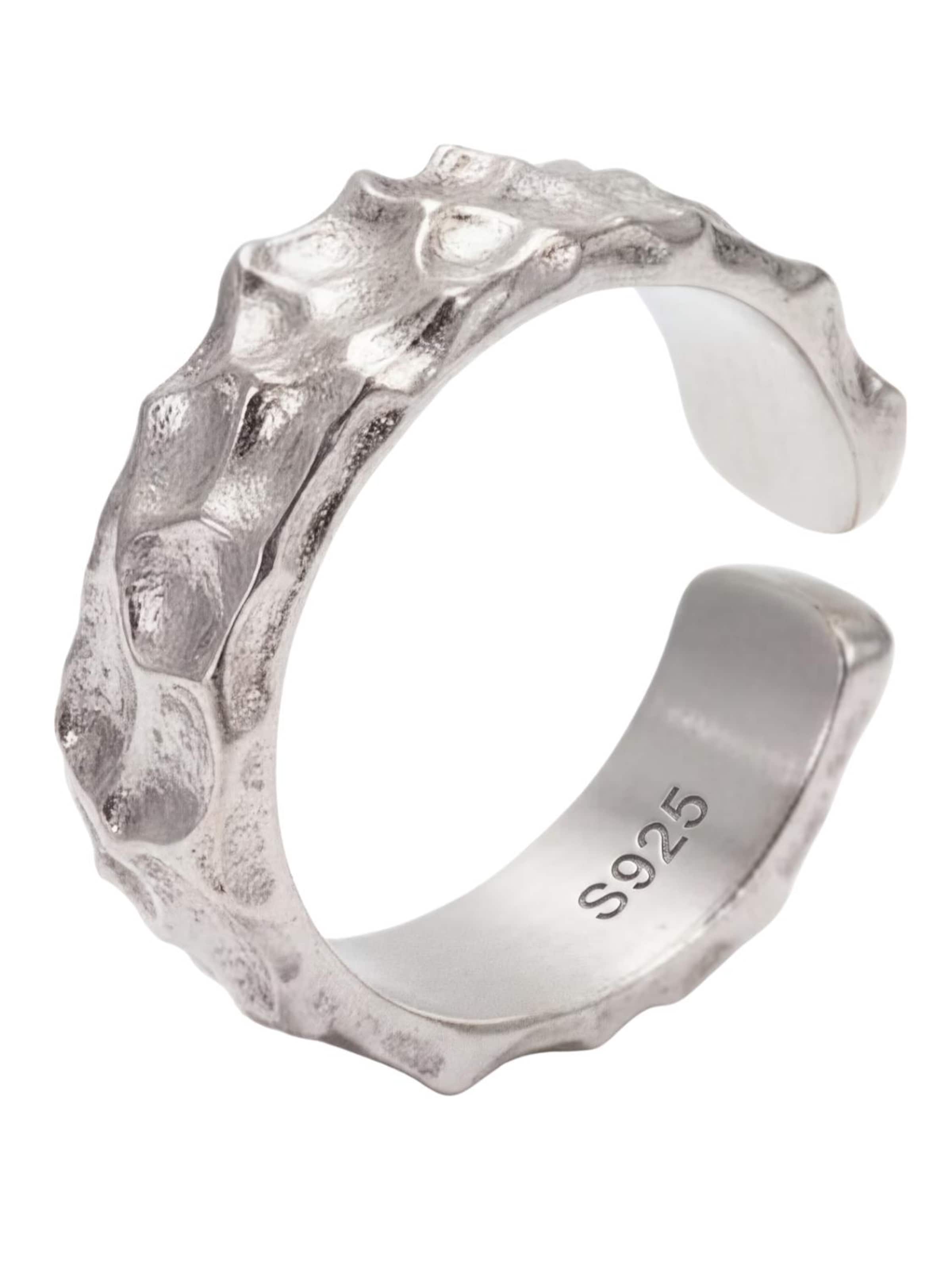 Bague 'Arc' Eternal en argent : devant