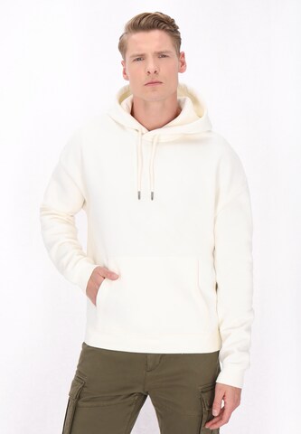 DreiMaster Vintage Sweatshirt in White: front
