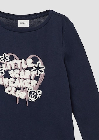 T-Shirt s.Oliver en bleu