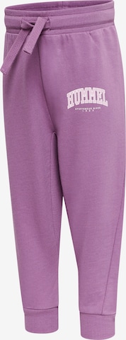 Hummel Tapered Broek in Lila