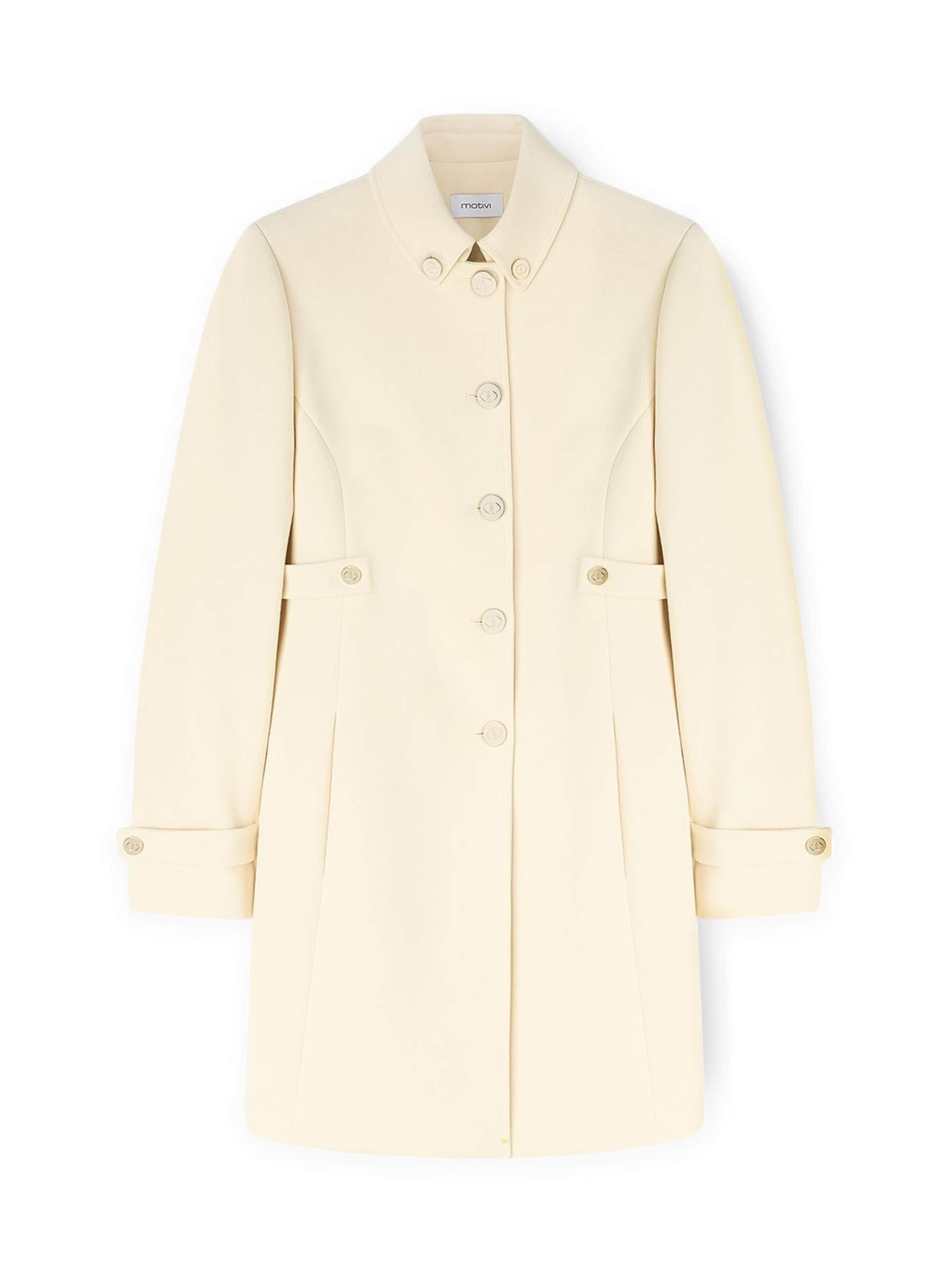 MOTIVI Wintermantel in Beige: voorkant