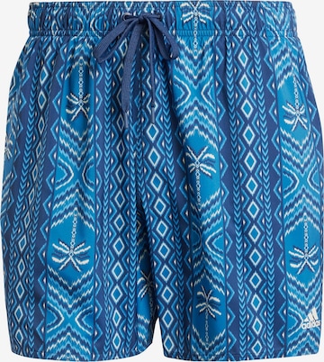 ADIDAS SPORTSWEAR Boardshorts 'Adidas x Farm Rio' in Blau: Vorderseite
