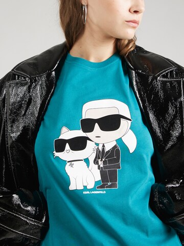 Karl Lagerfeld Shirt 'Ikonik 2.0' in Green