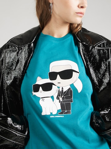 Karl Lagerfeld T-Shirt 'Ikonik 2.0' in Grün