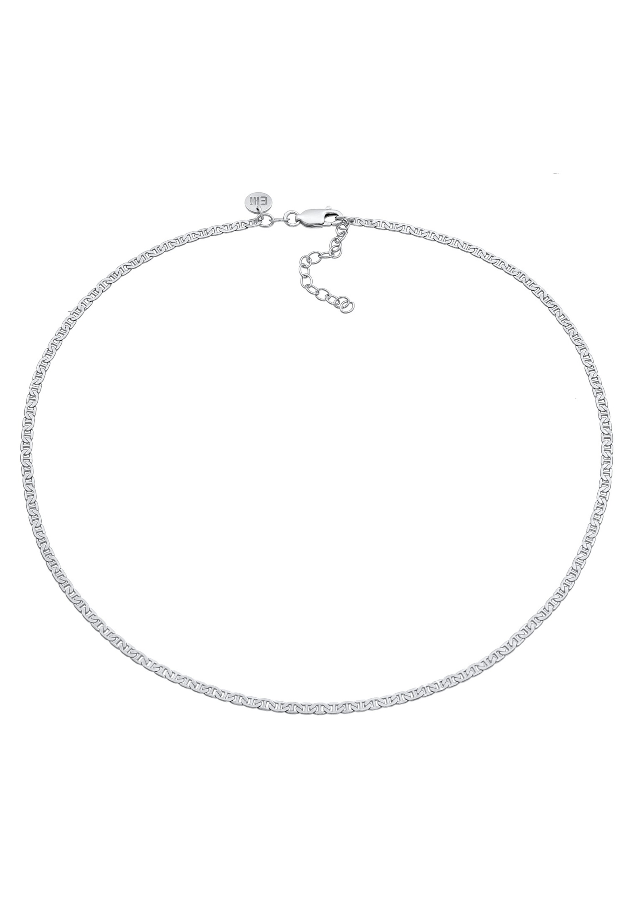ELLI PREMIUM Halskette Basic Kette, Choker in Silber