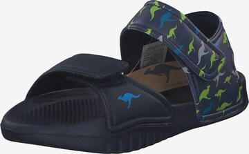 Chaussures ouvertes KangaROOS en bleu : devant