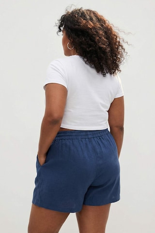 Trendyol Curve - regular Pantalón en azul