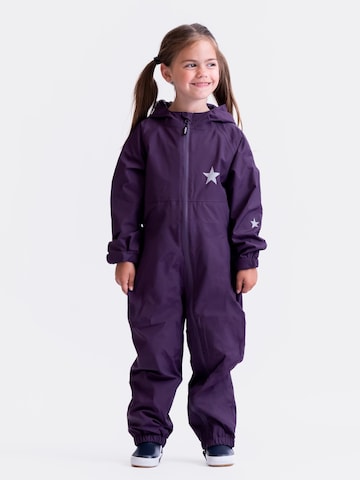BMS Dungarees 'BabyToddds Rain' in Purple: front