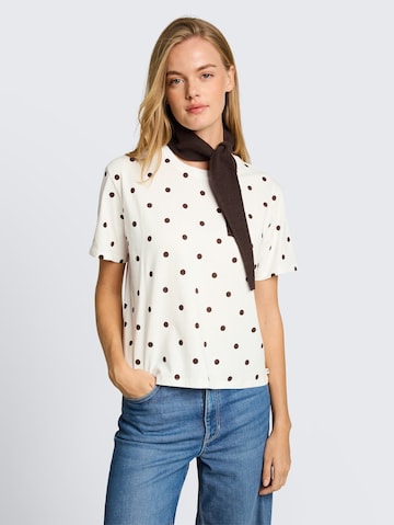 TOM TAILOR DENIM T-Shirt in Weiß: Vorderseite