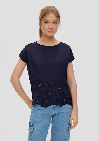 T-shirt s.Oliver en bleu : devant