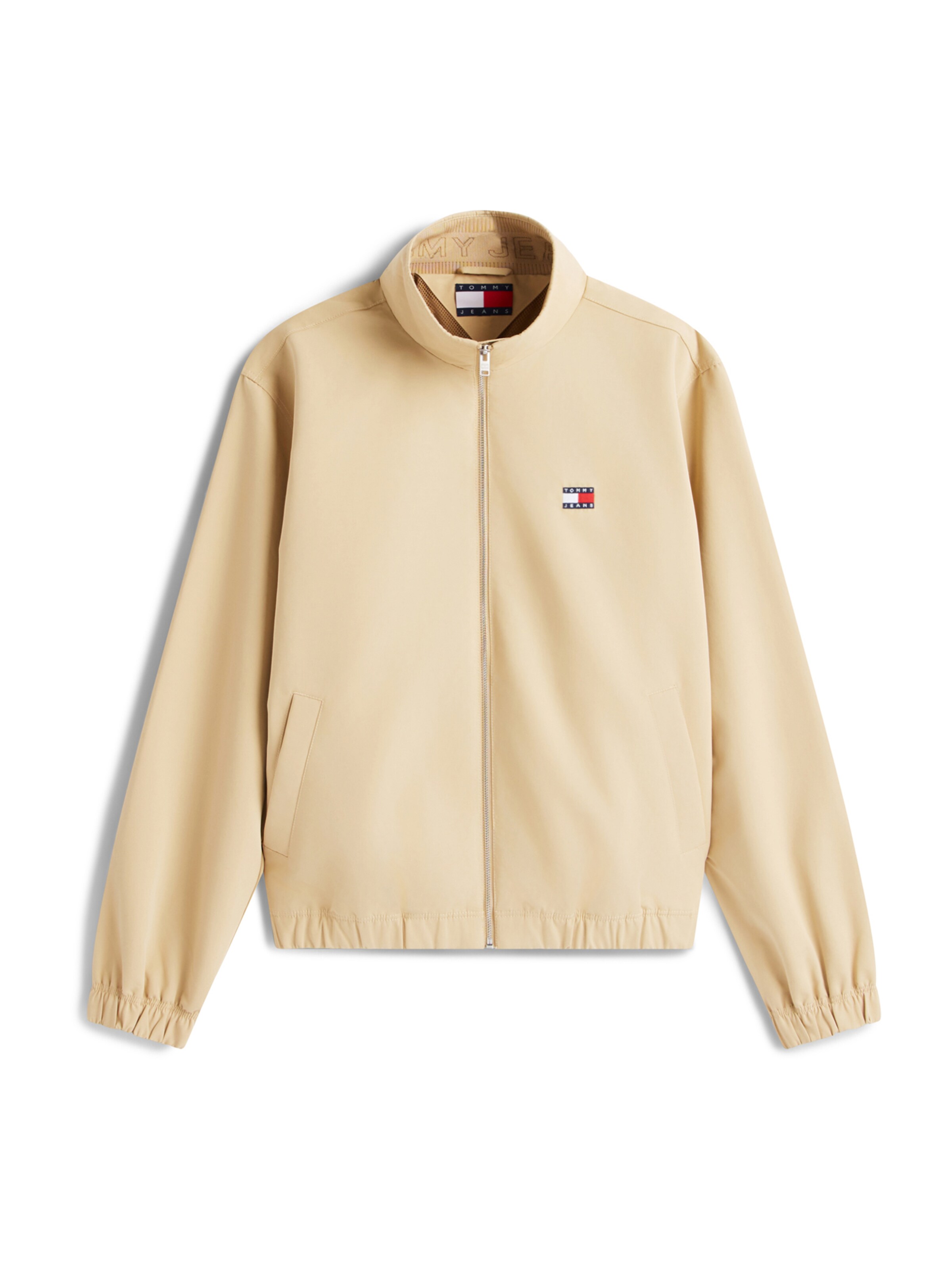 Tommy Jeans Демисезонная куртка 'ESSENTIAL' в Бежевый: спереди