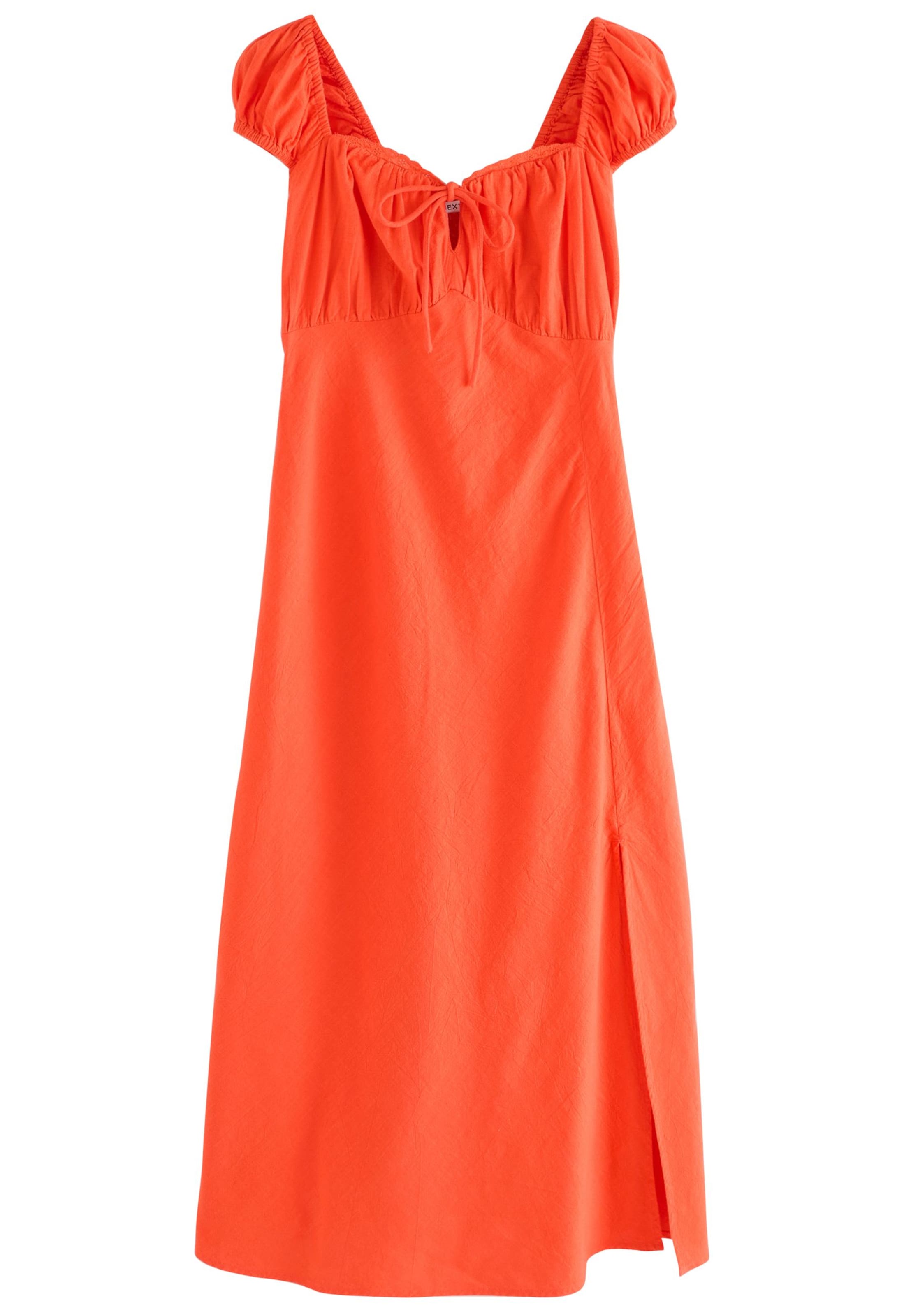 sarkans Next Vasaras kleita: no priekšpuses