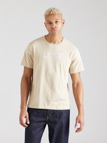 T-Shirt LEVI'S ® en beige : devant