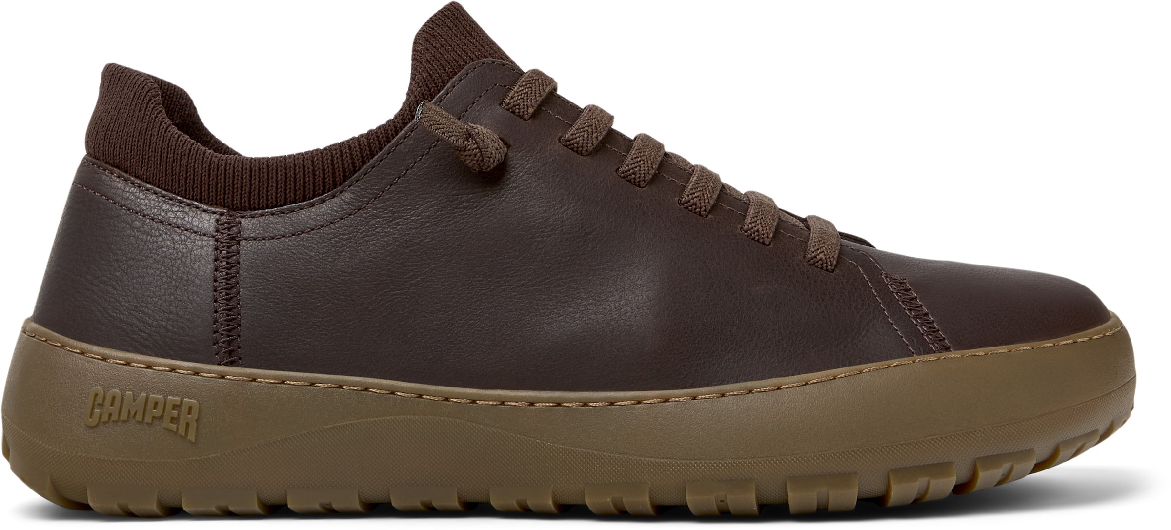 CAMPER Platform trainers 'Peu Serra' in Brown