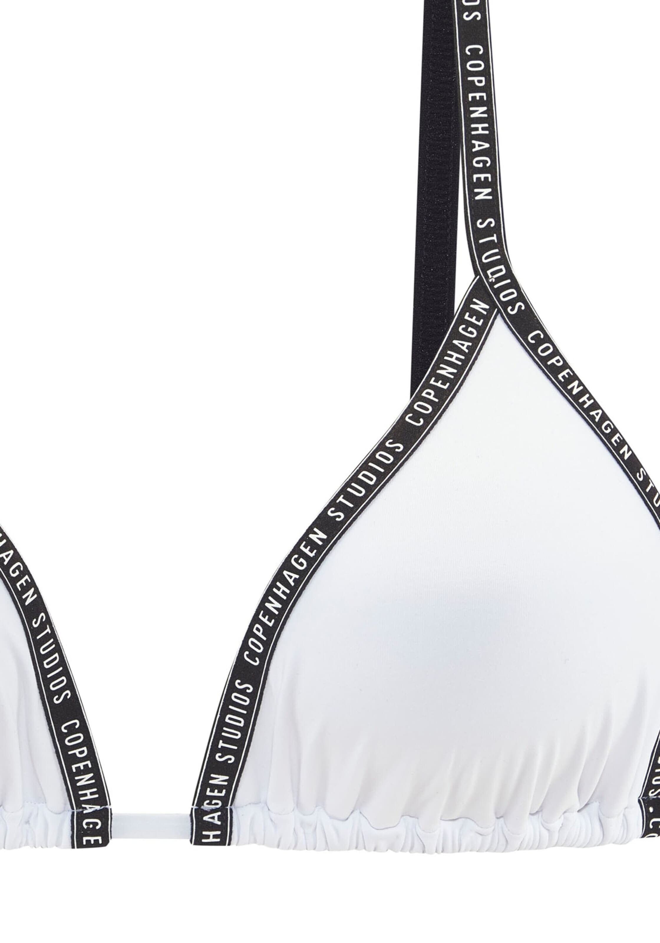 Triangolo Top per bikini di Copenhagen Studios in bianco