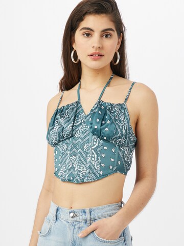 Missguided - Top em verde: frente