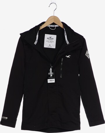 HOLLISTER Jacket & Coat in XS in Black: front