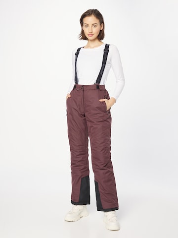 Regular Pantalon de sport 'Fairfax' Whistler en marron : devant