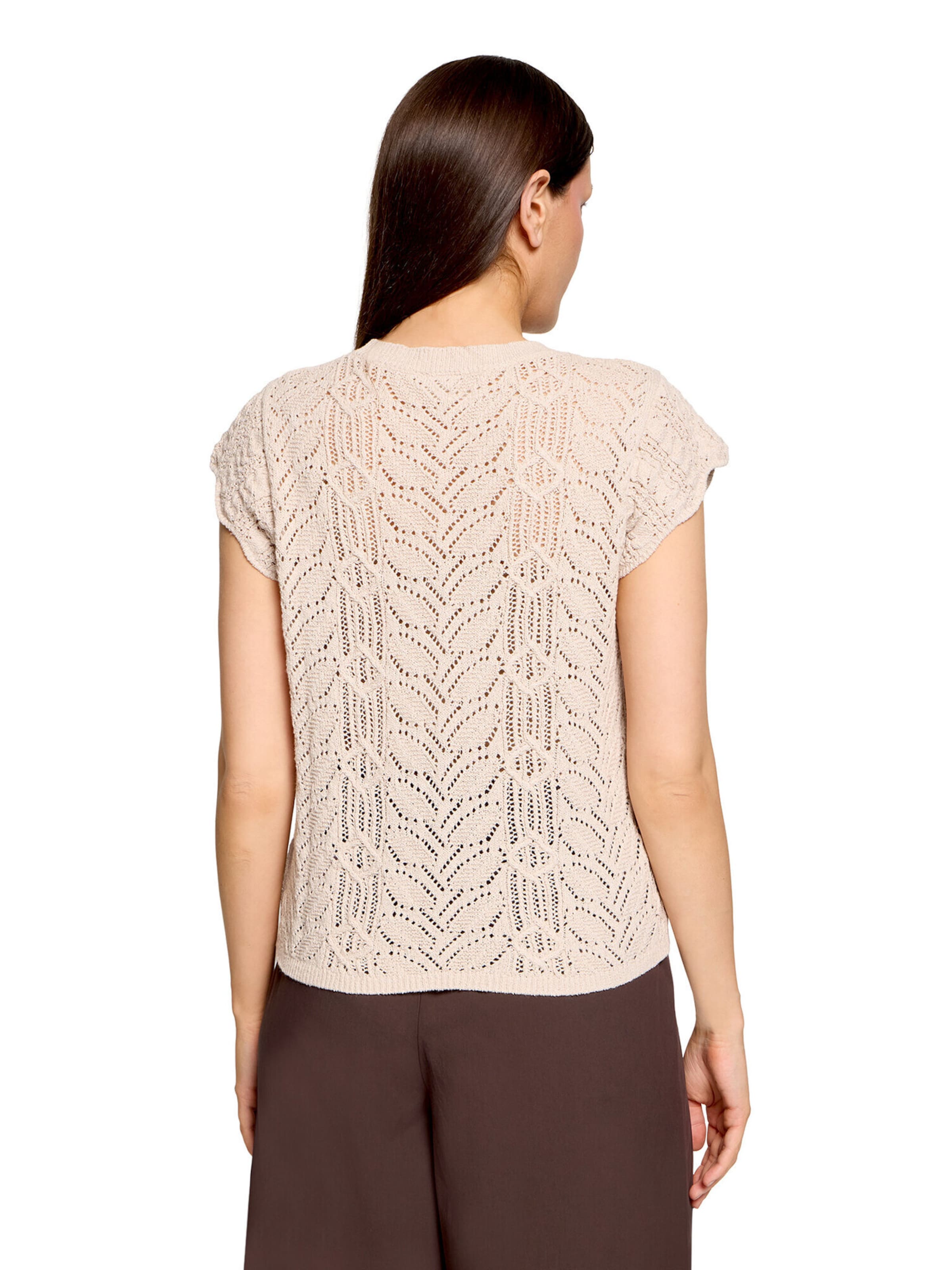 Cartoon Sweater in Beige