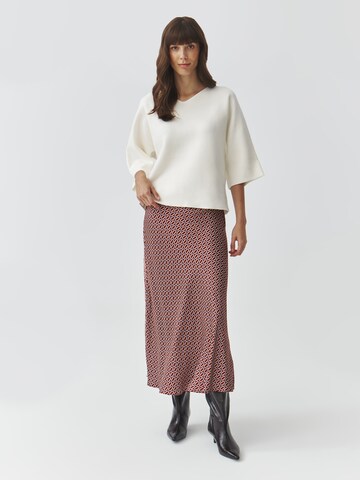 Pull-over 'RAFIA' TATUUM en blanc