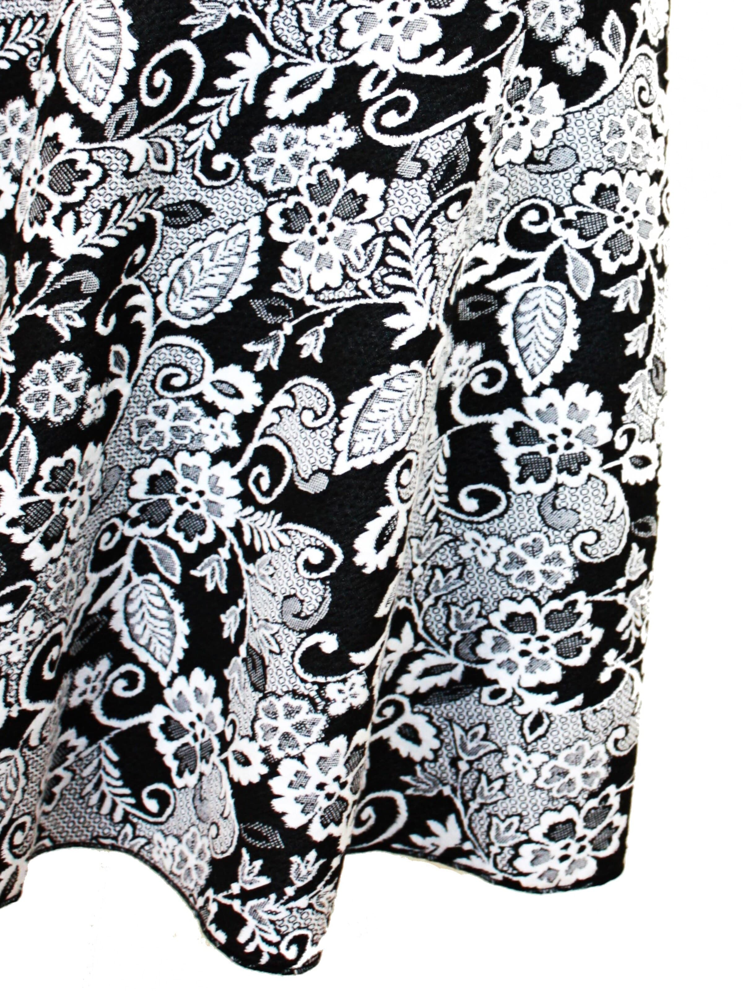 dunkle design Skirt 'Floral' in Black