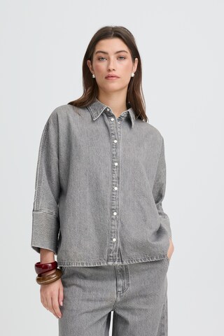 b.young Blouse 'KIMU' in Grey: front