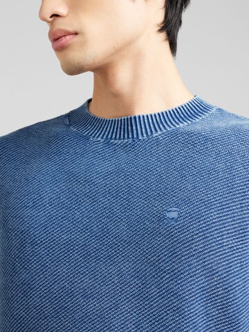 G-Star RAW - Pullover 'Moss' em azul