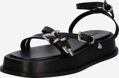 Sandalo con cinturino 'Kayla' TOPSHOP di colore nero / argento, Visualizzazione prodotti