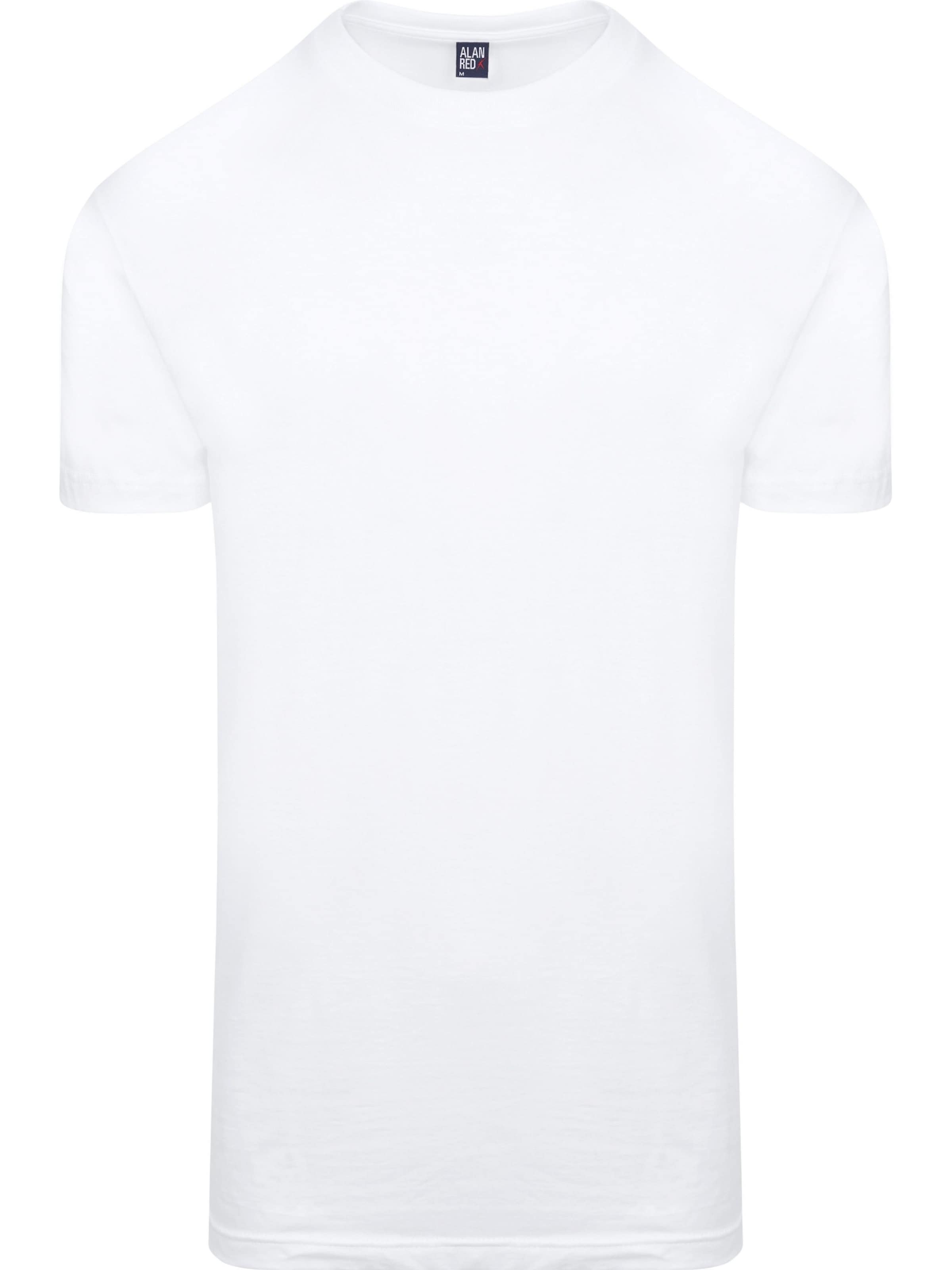 alan red Shirt 'Virginia' in White