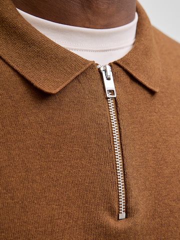Pull-over 'JJEEMIL' JACK & JONES en marron
