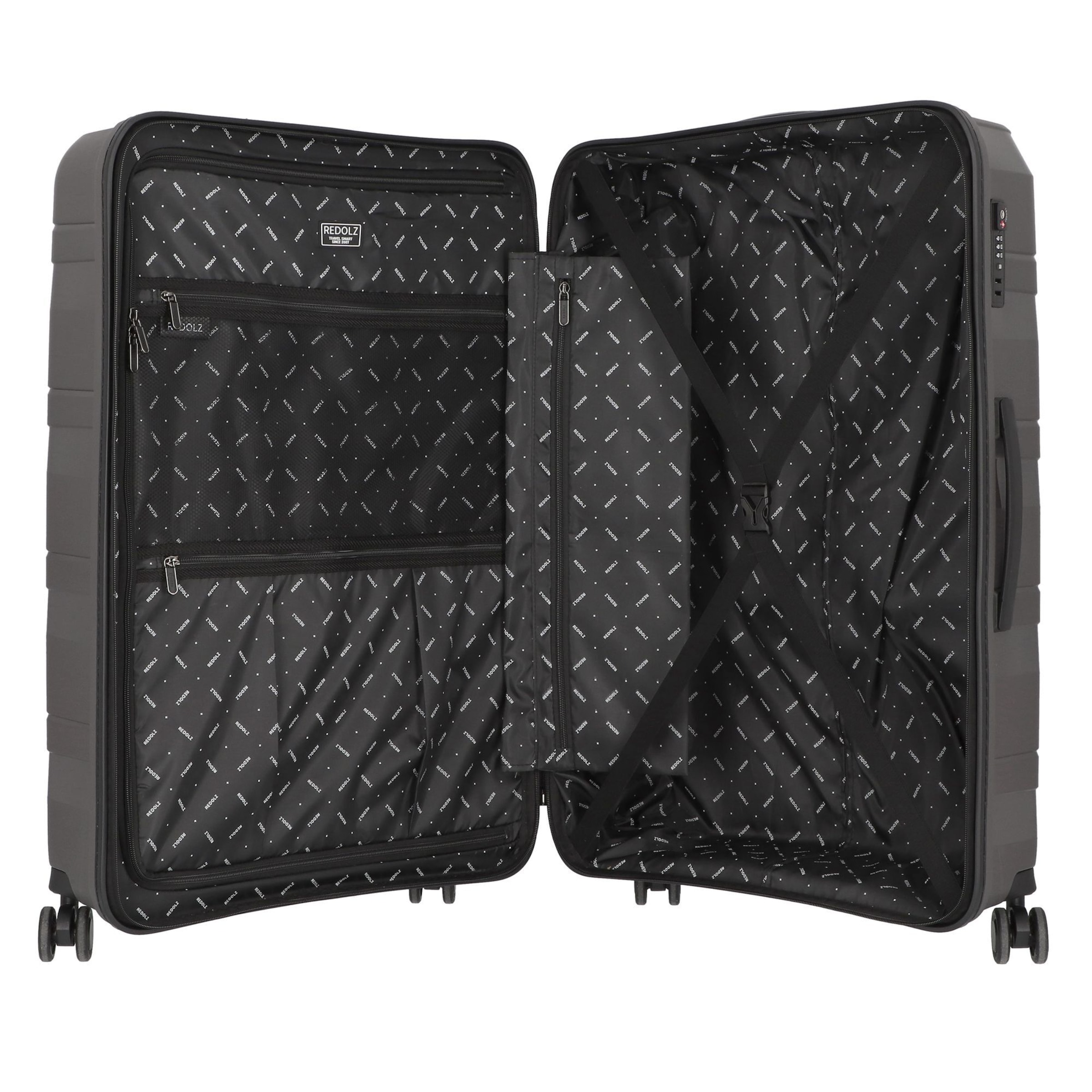 Redolz Kofferset in Schwarz