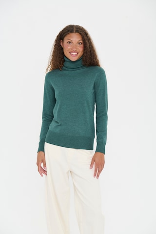 SAINT TROPEZ Pullover in Grün: Vorderseite