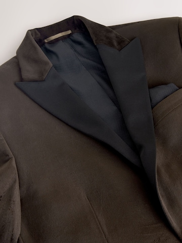 Coupe regular Veste de costume Next en marron