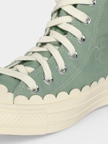 CONVERSE Σνίκερ ψηλό 'CHUCK TAYLOR ALL STAR' σε πράσινο