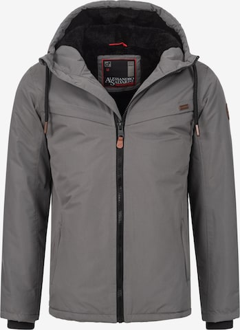 Veste d’hiver Alessandro Salvarini en gris : devant