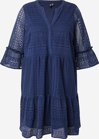 Vero Moda Curve - Túnica 'VMCHoney' en azul: frente
