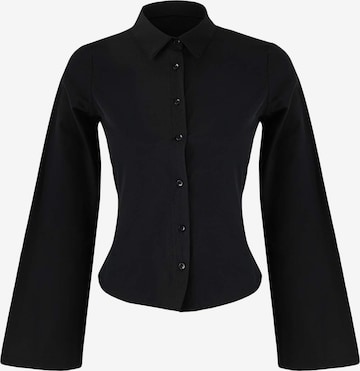 Chemisier Trendyol en noir : devant