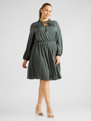 ABOUT YOU Curvy Shirt Dress 'Lotti Dress' in Green: front
