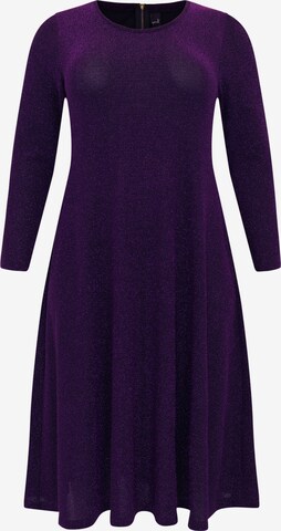 Yoek Dress in Purple: front