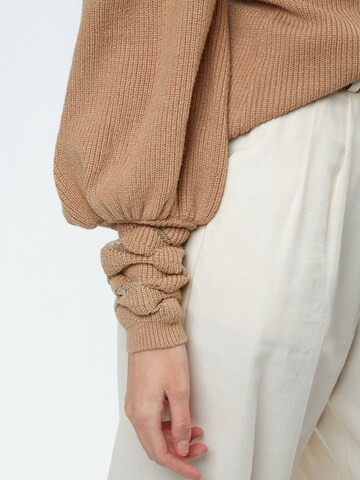Pull-over 'Fancy' Influencer en beige