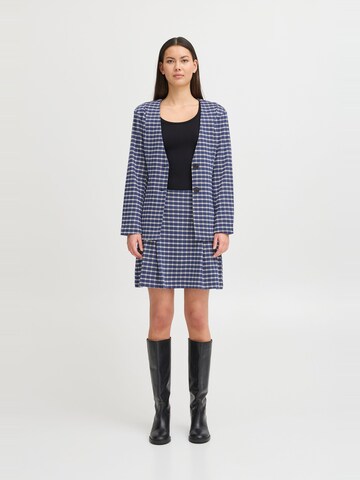 Blazer ' IHKATE CHECLÉ BL2 ' di ICHI in blu