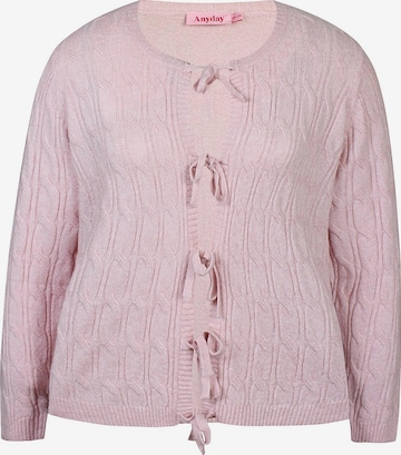Anyday Cardigan 'Giselle 391' i pink: forside