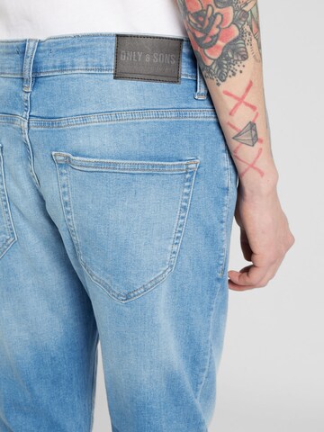 Only & Sons Slimfit Jeans 'Loom' in Blauw