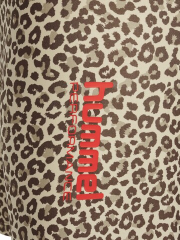 Hummel Skinny Sportbroek 'FAST' in Beige