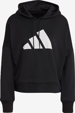 ADIDAS PERFORMANCE Athletic Sweatshirt in Black: front