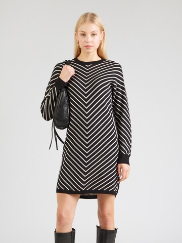 VERO MODA Πλεκτό φόρεμα 'VMCarpricorn' σε μαύρο: μπροστά