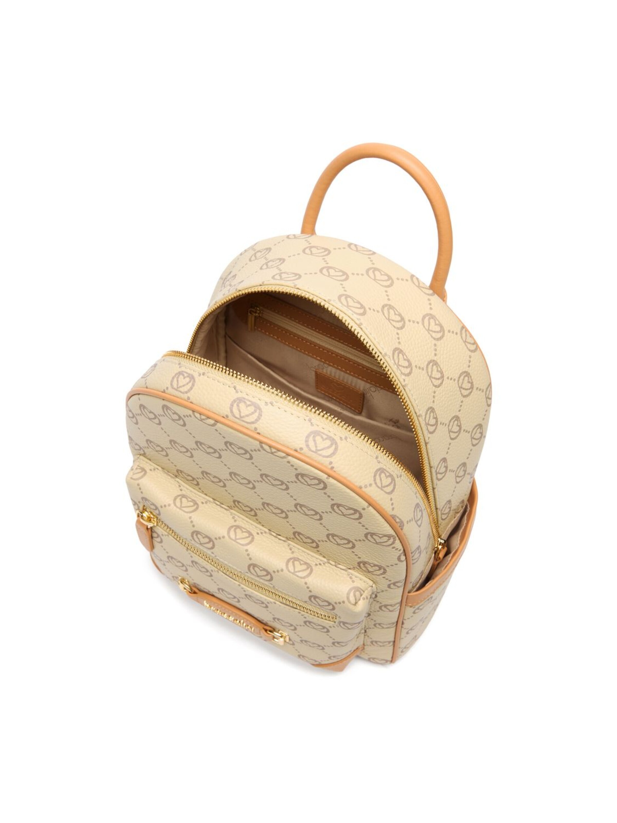 Zaino 'Monogram' di Braccialini in beige