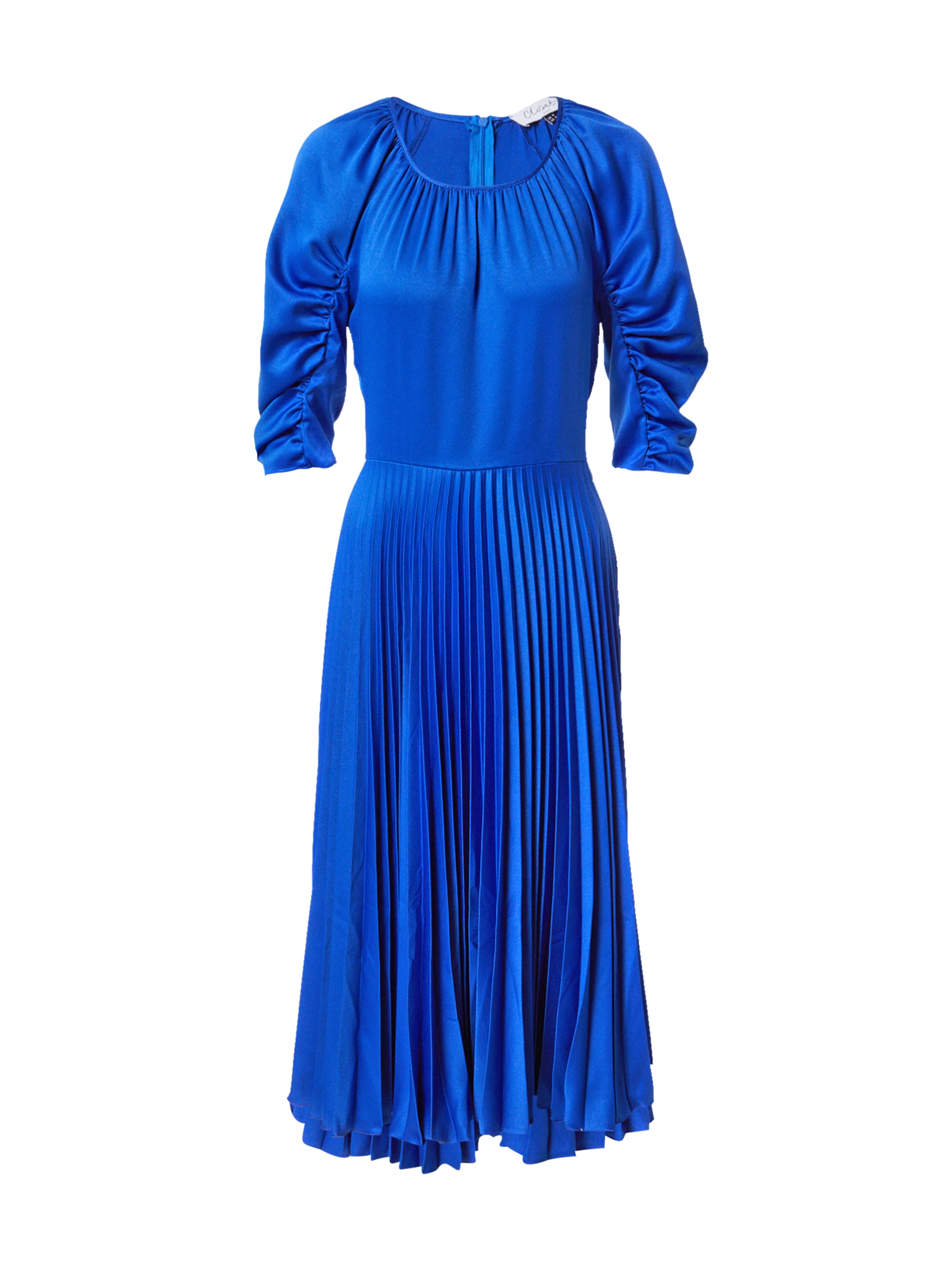 Closet London Dress in Blue: front