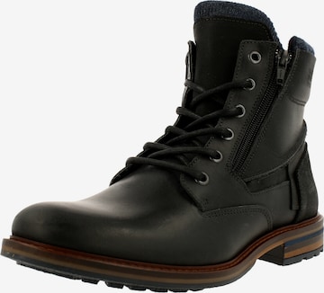 BULLBOXER Veterboots '791K80637A' in Zwart: voorkant